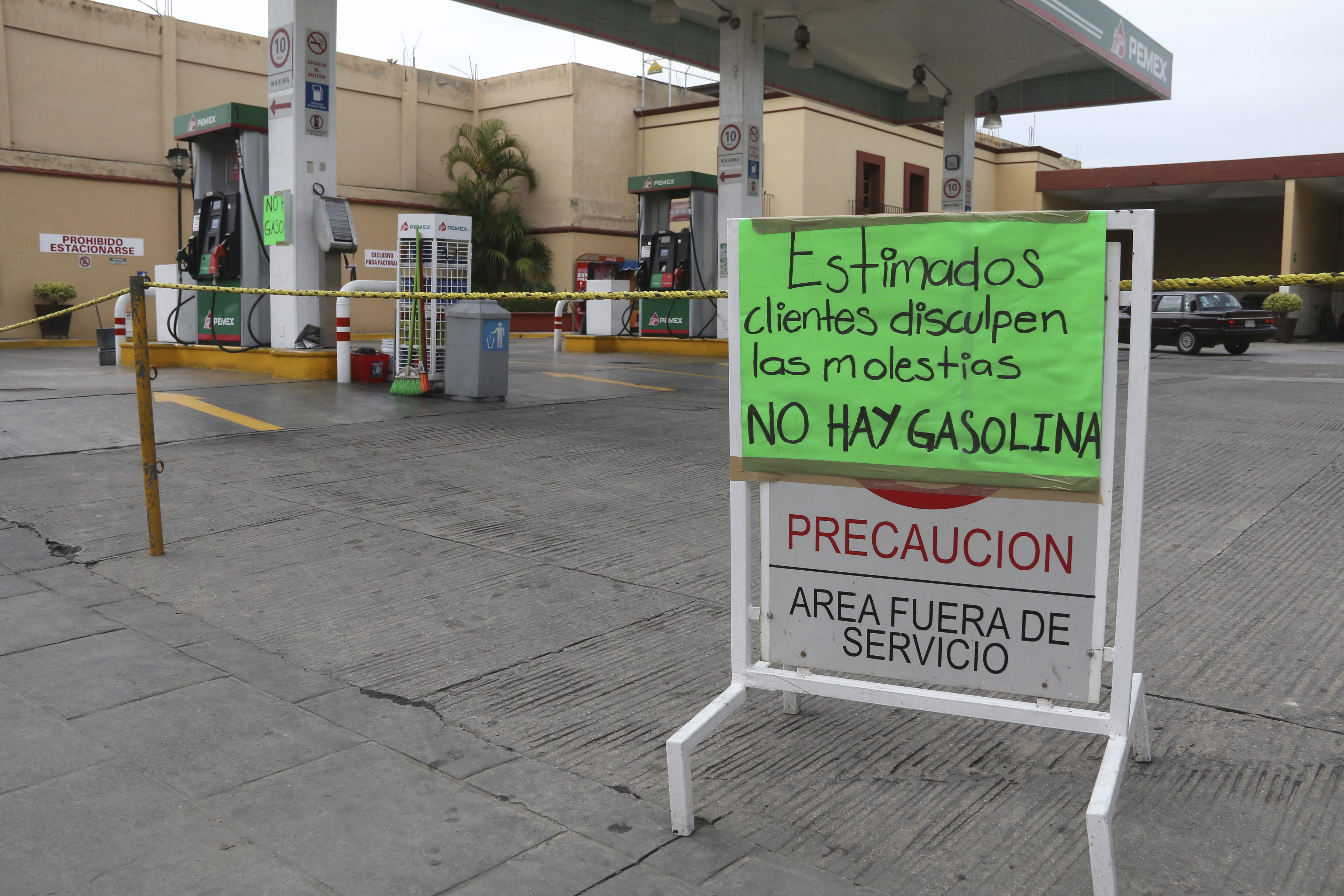 Desabasto de gasolina en México