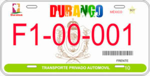 placas de durango